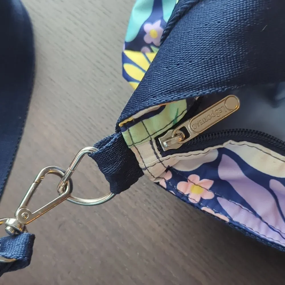 Lesportsac Merimecco Style retro Pop Art Floral Crossbody Shoulder Bag - Picture 6 of 17